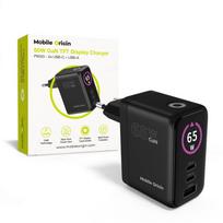 Mobile Origin 65W GaN Display įkroviklis PW20 – 2x USB-C + USB-A