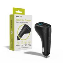 Mobile Origin 100W automobilinis įkroviklis CA25 – 2x USB-C + USB-A