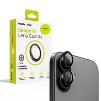 Mobile Origin Sapphire Lens Guards kameros apsauga, juodos spalvos – Apple iPhone 17