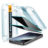 Spigen Glass tR EZ Fit (Privacy) 2 Pack, transparency – Apple iPhone 15 Pro