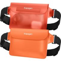 Spigen Aqua Shield vandeniui atsparus juosmens krepšys A620, 2 vnt. pakuotė, saulėlydžio oranžinė