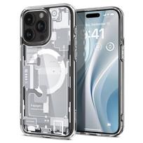 Spigen Ultra Hybrid MagSafe, zero one baltos spalvos – Apple iPhone 15 Pro Max