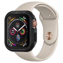 Spigen Rugged Armor, juodos spalvos – Apple Watch 9/8/7 (41mm)/6/SE/5/4 (40mm)