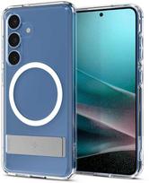 Spigen Ultra Hybrid S MagSafe, clear baltos spalvos – Samsung Galaxy S25