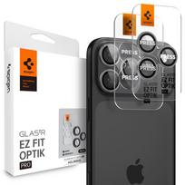 Spigen Glass tR EZ Fit Optik Pro 2 Pack, pilkos spalvos – Apple iPhone 17/16/15/14 Pro / 17/16/15/14 Pro Max