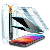 Spigen Glass tR EZ Fit (Privacy) 2 Pack, transparency – Apple iPhone 16/15 Plus