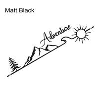 Adventure Mountain Forest Sun Cartoon Vinyl Decal Stickers for Cars RVs Camper Van Vehicle Auto Body DIY Decoration Accessories 50cmx14.5cm