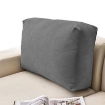 Sofa atlošo pagalvės užvalkalas 40-80 Pilkas Velūras Elastingas [57W-Sz]