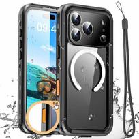 iPhone 17 Pro dėklas, atsparus vandeniui, „MagSafe 360°“