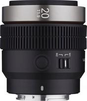 Samyang V-AF 20mm T1.9 lens for Sony | F1213506101 | 8809298889104