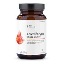 AURA HERBALS Laktoferinas + beta gliukanas - 60 kapsulių