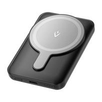 Vention FHSB0 5000mAh 20W magnetic powerbank+ USB-A to USB-C kabelis juodos spalvos