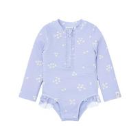 Little Dutch maudymosi kostiumėlis ilgomis rankovėmis su raukiniais „Dreamy Lavender“ 98/104