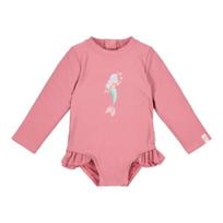 Little Dutch maudymosi kostiumėlis ilgomis rankovėmis „Dreamy Pink“ 62/68