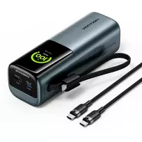 POWER BANK USB 20000MAH 165W/GRAY TFT DISPLAY FKFH0 VENTION