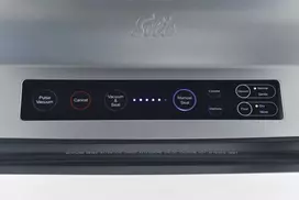 Solis Vac Prestige vakuumavimo aparatas 800mbar Juoda, Nerūdijančiojo plieno