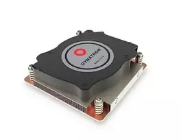 Inter-Tech Q-7 Procesorius Orinis aušintuvas 8 cm Juoda 1 vnt