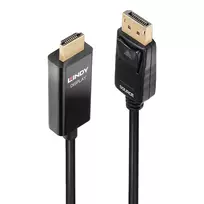 Lindy 40928 vaizdo kabelio adapteris 5 m DisplayPort HDMI A tipo (standartinis) Juoda