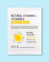 APLB Retinol Vitamin C Vitamin E Sheet Mask - 25 ml / 1 vnt