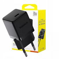 BASEUS greitasis tinklo įkroviklis 30W USB-C Type-C PD QC saugus maitinimo adapteris