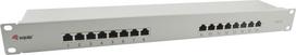 Equip 16-Port Cat.6 Shielded Patch Panel, Light Grey