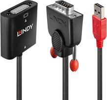Lindy Konverter VGA auf DVI-D 1920x1200 Strom ĂĽber USB