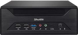 Shuttle XPC slim Barebone XH610 - S1700, Intel H610, 1xDP, 1xHDMI, 1x VGA, 2x COM (RS232), 2x LAN (2.5G and 1G), 1x slim5.25", 2x 3.5", 2x M.2, 24/7 permanent operation