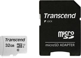 Transcend SD microSD Card  32GB Transcend SDHC USD300S-A w/Adapter