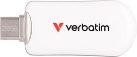 Verbatim Plectra USB-C Flash Drive White 256GB