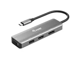 "Equip Adapter USB-C -> HDMI/DisplayPort/VGA 4K/1080P/60Hz gr"