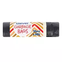 Šiukšlių maišai CLEVER 60 l, 10vnt