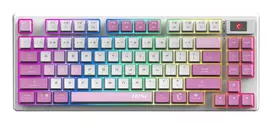 "MSI FORGE GK600 TKL W Violet Gaming Keyboard retail"