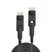 Lindy 38481 „DisplayPort“ kabelis 20 m Mini DisplayPort Juoda