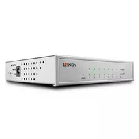 Lindy 25045 tinklo komutatorius Valdomas Gigabit Ethernet (10/100/1000) Maitinimas per Eternetą (PoE) Sidabras
