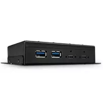 Lindy 43094 sąsajos šakotuvas USB 3.2 Gen 2 (3.1 Gen 2) Type-C 10000Mbit/ai Juoda