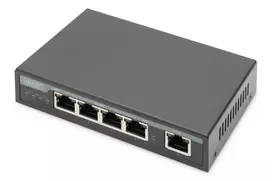 DIGITUS POE Extender 4PPoE, 4 prievadai, 85 W, 100 m ilgio kabelis