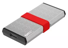 Emtec X205 Mini 256GB C tipo USB 3.2 Gen 2x2 Sidabras