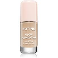 Notino Glow Foundation With SPF 50 & Plant Extracts švytėjimo suteikiantis makiažo pagrindas SPF 50 01 Light Warm 30 ml