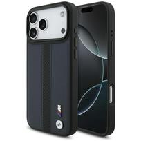 "BMW M" perforuotas dėklas su "MagSafe" logotipu, skirtas "iPhone 17 Pro Max" - tamsiai mėlynas