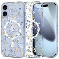Tech-Protect FlexAir MagSafe dėklas telefonui iPhone 17 - su ramunėlėmis ir lapais