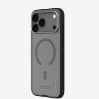 Nillkin Super Frosted Shield Pro Magnetinis dėklas telefonui suderinamas su MagSafe iPhone 17 Pro Max - permatomas juodas