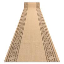 Kilimėliai sizalis FLOORLUX dizainas 20014 mais / kava 120 cm, 120x250 cm