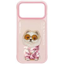 Nimmy Glasses Cool nag dėklas telefonui iPhone 17 Pro Max - rožinis