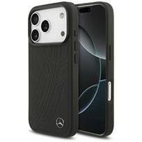 Mercedes Odinis Didelis Laurel Lapų Magnetinis Dėklas telefonui iPhone 17 Pro - Juodas
