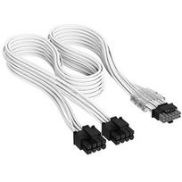 Corsair Elite Premium Individually Sleeved, 2x 8-Pin to PCIe 12V-2x6 600W Cable, Type-4, White CP-8920424