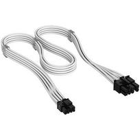 Corsair Elite Premium Individually Sleeved PCIe Cable 8-pin (6+2 Split) Cable Type-5, White CP-8920453