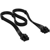 Corsair Elite Premium Individually Sleeved PCIe Cable 8-pin (6+2 Split) Cable Type-4, Black CP-8920389