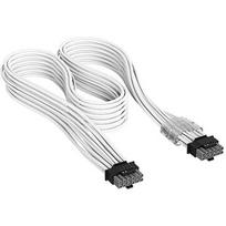Corsair Elite Premium Individually Sleeved, PCIe 12V-2x6 to PCIe 12V-2x6 600W Cable, White CP-8920432