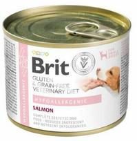 Šlapias šunų maistas Brit GF Veterinary Diet Hypoallergenic, lašiša, 0.2 kg