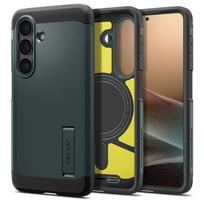 Spigen Tough Armor Mag MagSafe dėklas skirtas Samsung Galaxy S26+ - žalias
